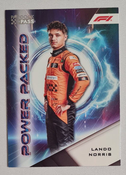 Lando Norris - 2024 Topps Power Packed Paddock Pass F1 Racing #PP-7