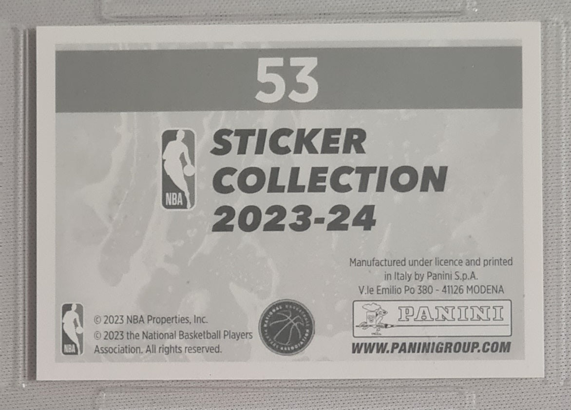 Victor Wembanyama - 2023 Panini Stickers International #53 NBA Sticker Star NBA San Antonio Spurs PSA 9