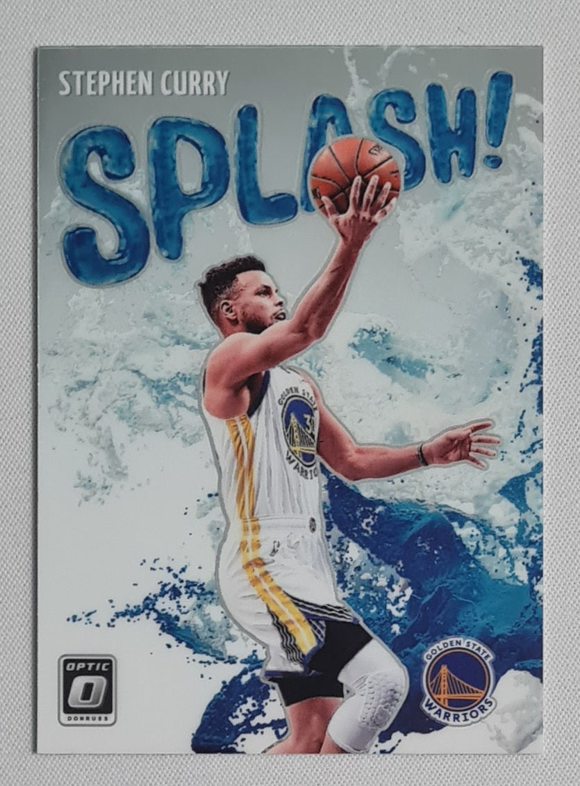 Stephen Curry - 2021/22 Panini Donruss Optic Basketball SPLASH! - Basketball NBA Golden State Warriors #1