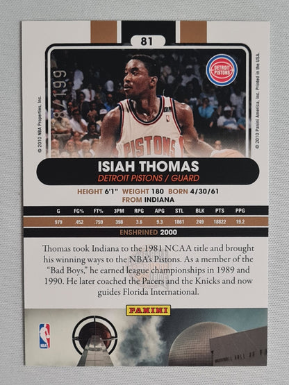 NBA Basketball (lot of 12 Cards) - 2010 Panini Basketball Hall of Fame 12x /199