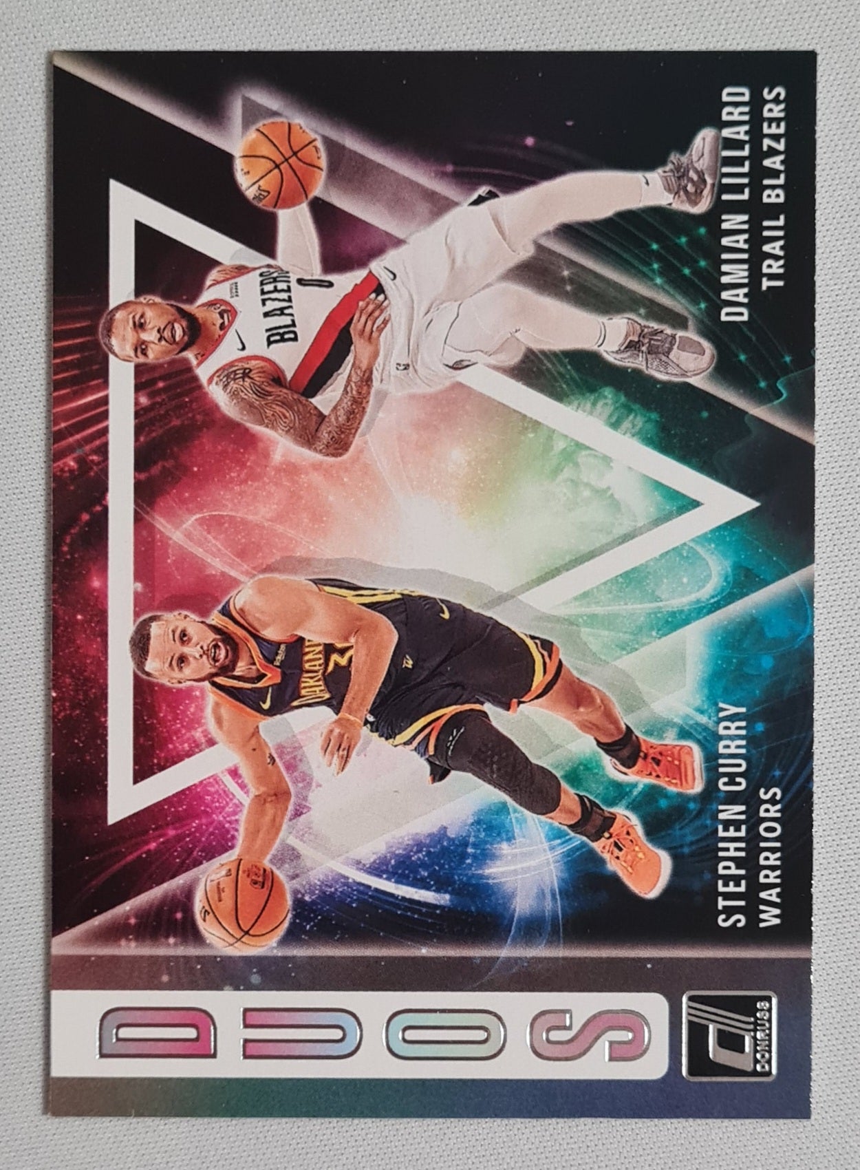Damian Lillard & Stephen Curry - 2021/22 Panini Donruss NBA Basketball - Duos #3