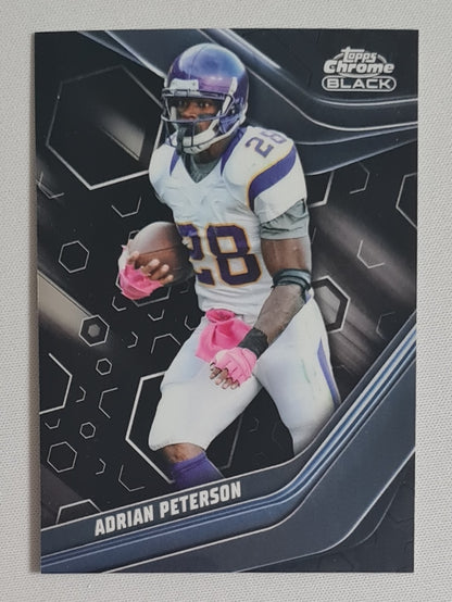 Adrian Peterson - 2024 Topps Chrome Black Composite NFL Minnesota Vikings #127
