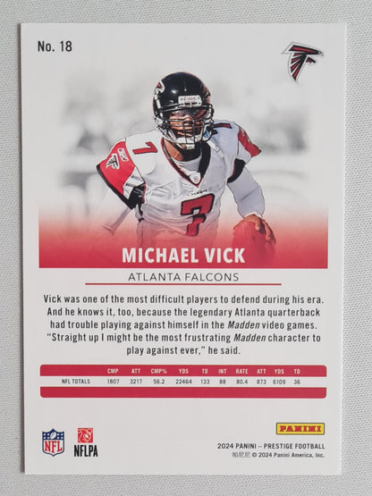 Michael Vick - 2024 Panini Prestige Football NFL Atlanta Falcons #18