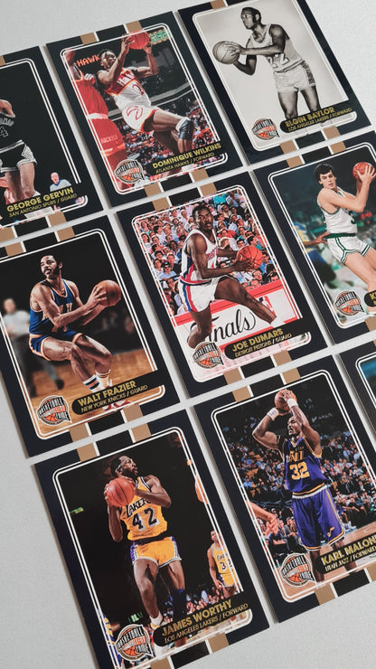 NBA Basketball (lot of 12 Cards) - 2010 Panini Basketball Hall of Fame 12x /199