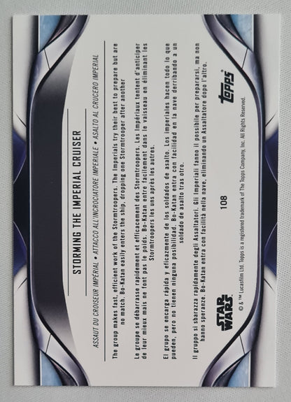 Storming the Imperial Cruiser - 2021 Topps Star Wars #108 (lusafilm Ltd.)