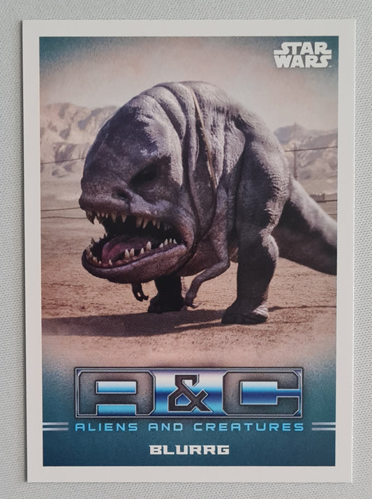 Blurrg - 2021 Topps The Mandalorian Star Wars - Reptile Aliens & Creatures #AC-1