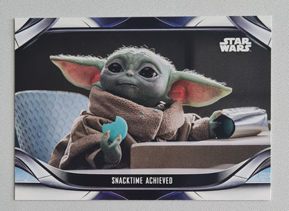 Snacktime Achieved - 2021 Topps The Mandalorian Star Wars #113