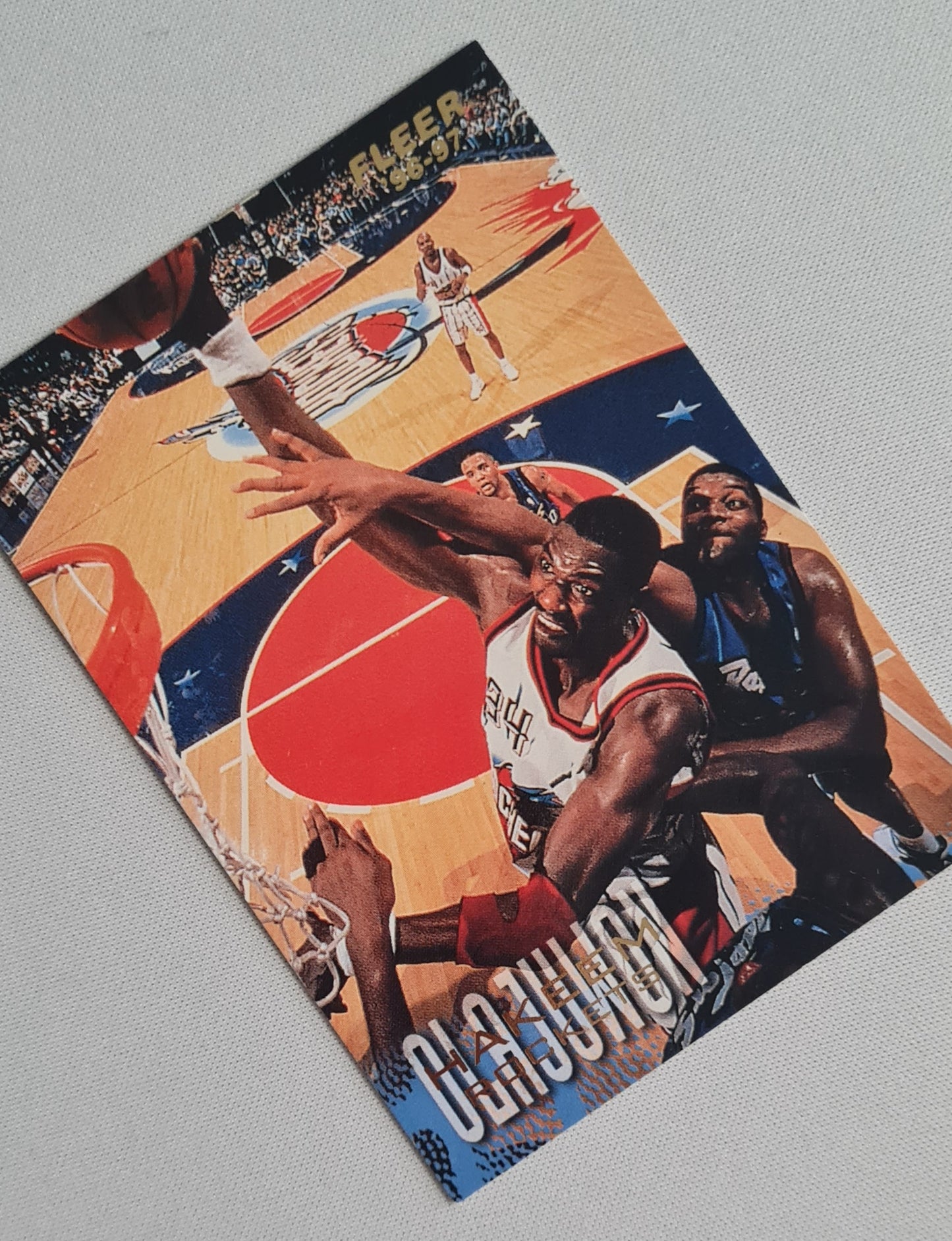 Hakeem Olajuwon - 1996/97 Fleer/Skybox NBA Basketball Houston Rockets  #42
