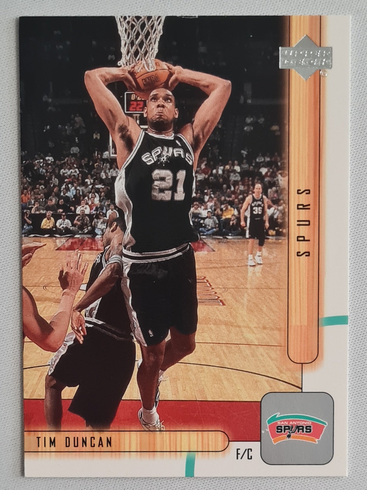 Tim Duncan - 2001 Upper Deck San Antonio Spurs NBA Basketball #149