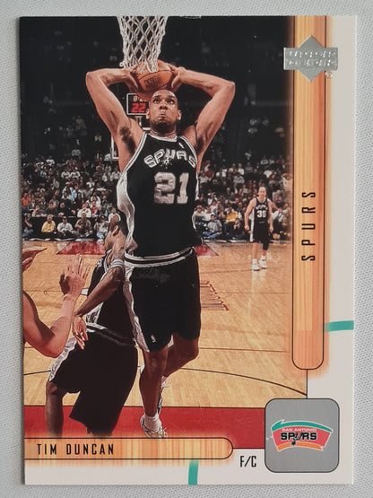 Tim Duncan - 2001 Upper Deck San Antonio Spurs NBA Basketball #149
