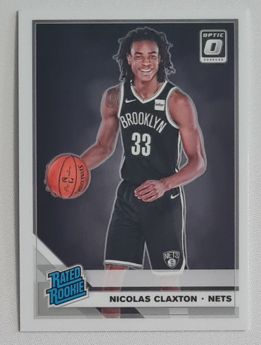 Nicolas Claxton - 2019/20 Panini Donruss Optic Basketball Rated Rookie NBA Brooklyn Nets #171