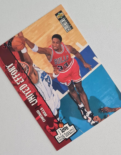 Scottie Pippen - 1995 Upper Deck Collectors Choice "I love this Team" NBA Chicago Bulls #369
