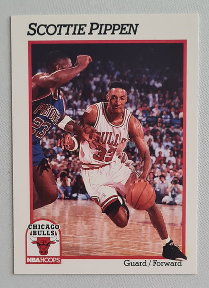 Scottie Pippen - 1991 NBA Hoops Basketball Chicago Bulls #34