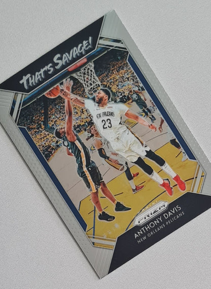 Anthony Davis - 2018/19 Panini Prizm Basketball NBA New Orleans Pelicans "That's Savage" #3