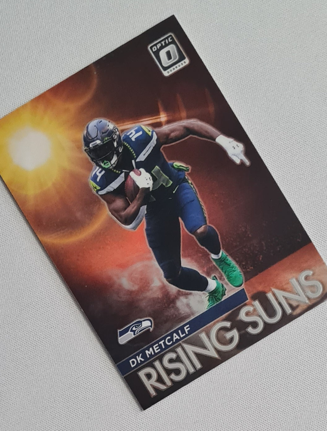 DK Metcalf - 2021 Panini Donruss Optic Football Rising Suns Seattle Seahawks #RS-5