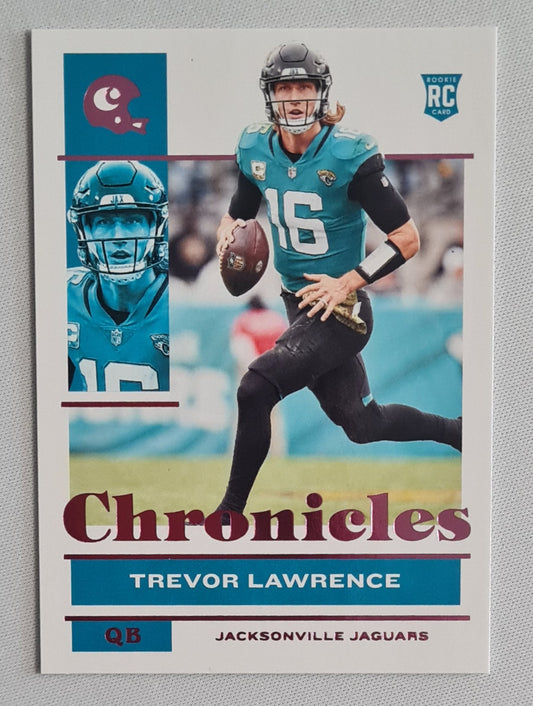 Trevor Lawrence - 2021 Panini Chronicles NFL Football Jacksonville Jaguars (RC) #47 Pink