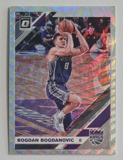 Bogdan Bogdanovic - 2019/20 Panini Donruss Optic Basketball NBA Sacramento Kings #97 Rare Silver Wave