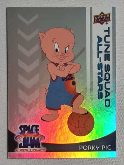 Porky Pig - 2021 Upper Deck Space Jam: A New Legacy Tune Squad - All Stars #AS-2