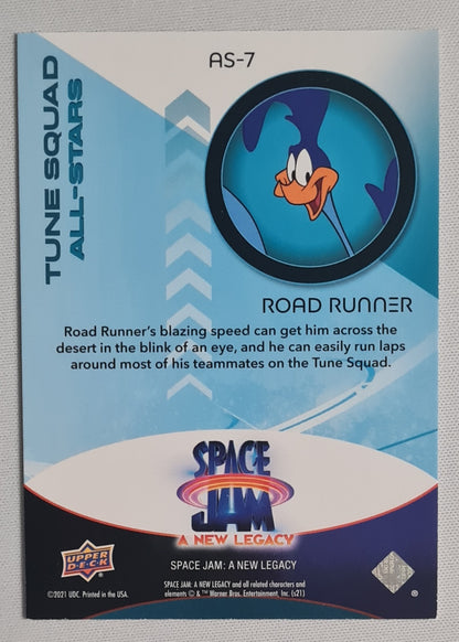 Road Runner - 2021 Upper Deck Space Jam: A New Legacy Tune Squad - All Stars #AS-7