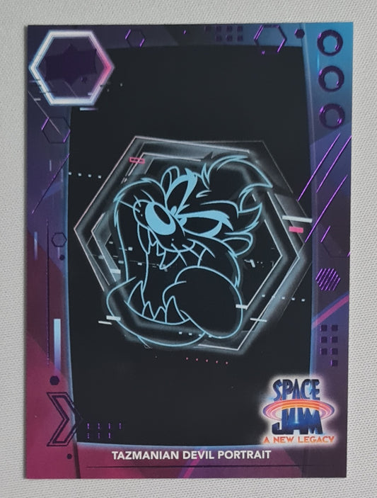 Tazmanian Devil Portrait - 2021 Upper Deck Space Jam: A New Legacy #37