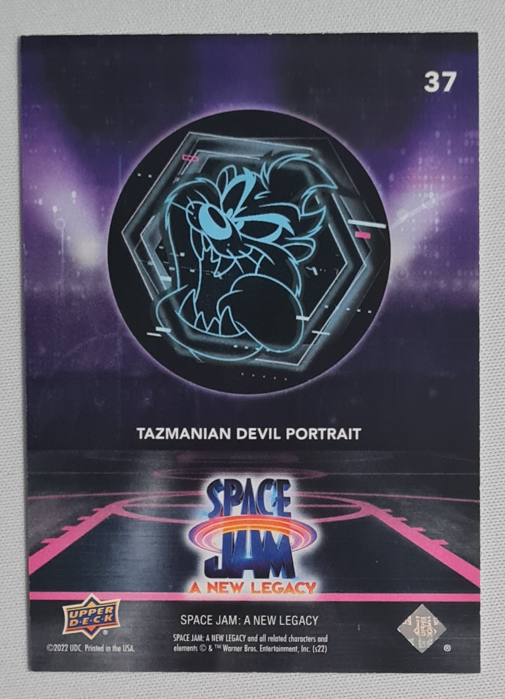 Tazmanian Devil Portrait - 2021 Upper Deck Space Jam: A New Legacy #37