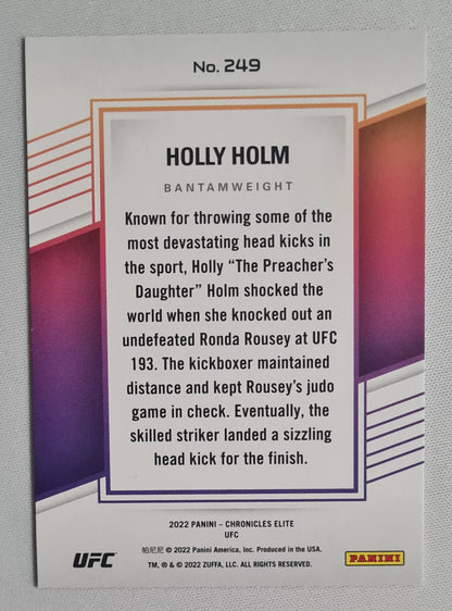 Holly Holm - 2022 Panini Chronicles Elite UFC Women's Bantamweight #249