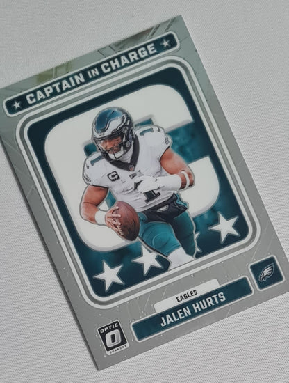 Jalen Hurts - 2023 Panini Donruss Optic Football Philadelphia Eagles Captain in Charge #CC-JH