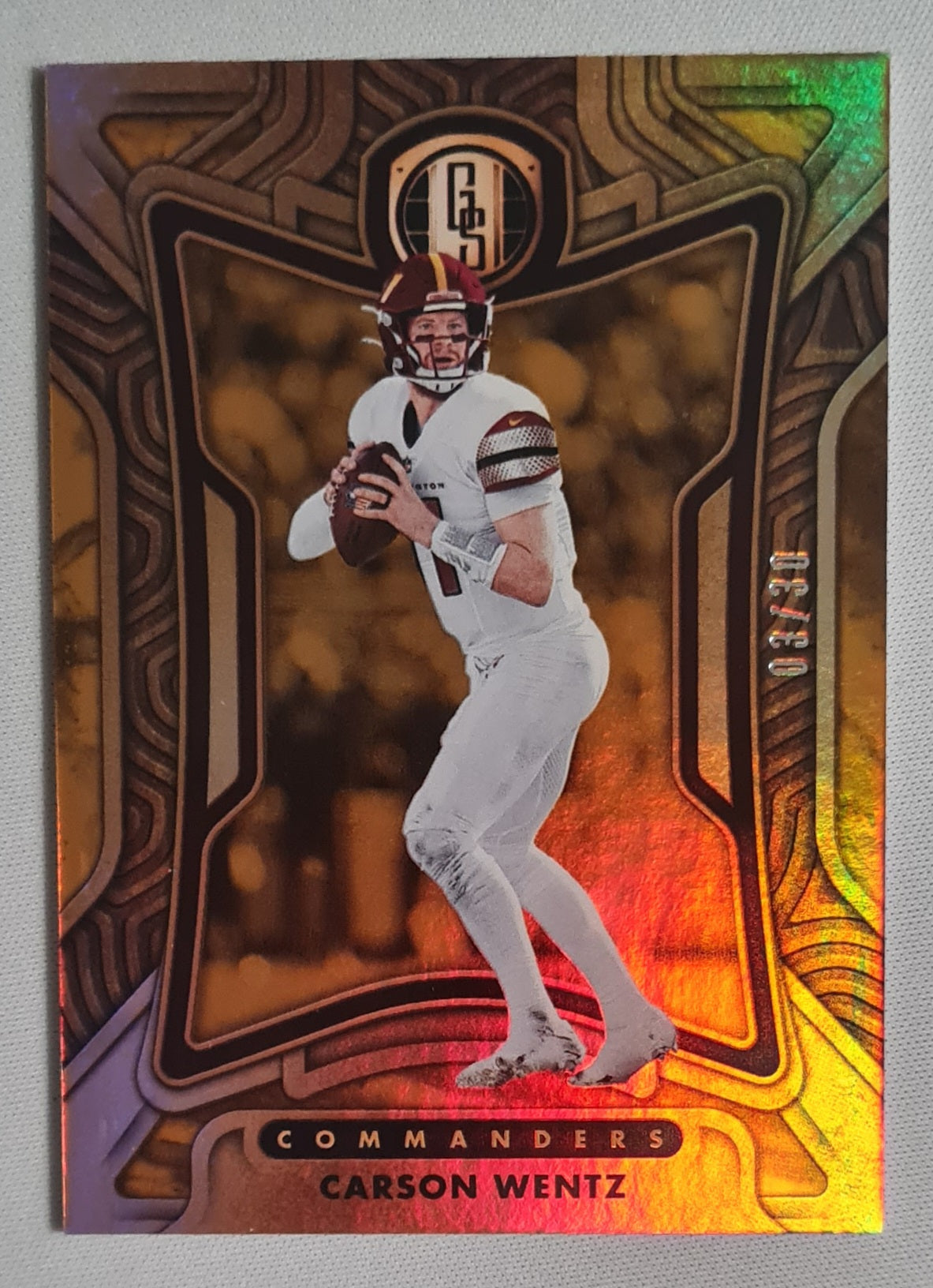 Carson Wentz - 2022 Panini Gold Standard Football Washington Commanders #96 Gold /30
