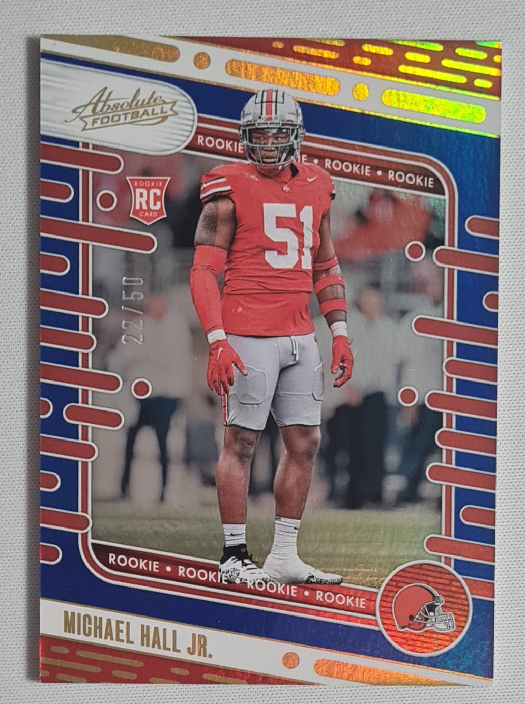 Michael Hall Jr. - 2024 Panini Absolute Football Cleveland Browns (RC) #153 /50