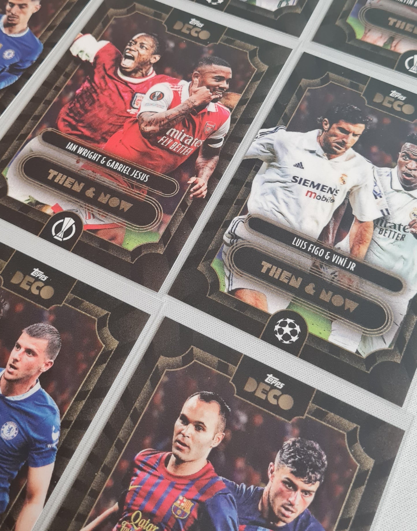 Soccer Deco Lot (9 Cards) - 2022 Topps Deco THEN & NOW