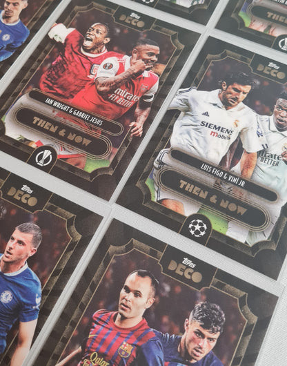 Soccer Deco Lot (9 Cards) - 2022 Topps Deco THEN & NOW