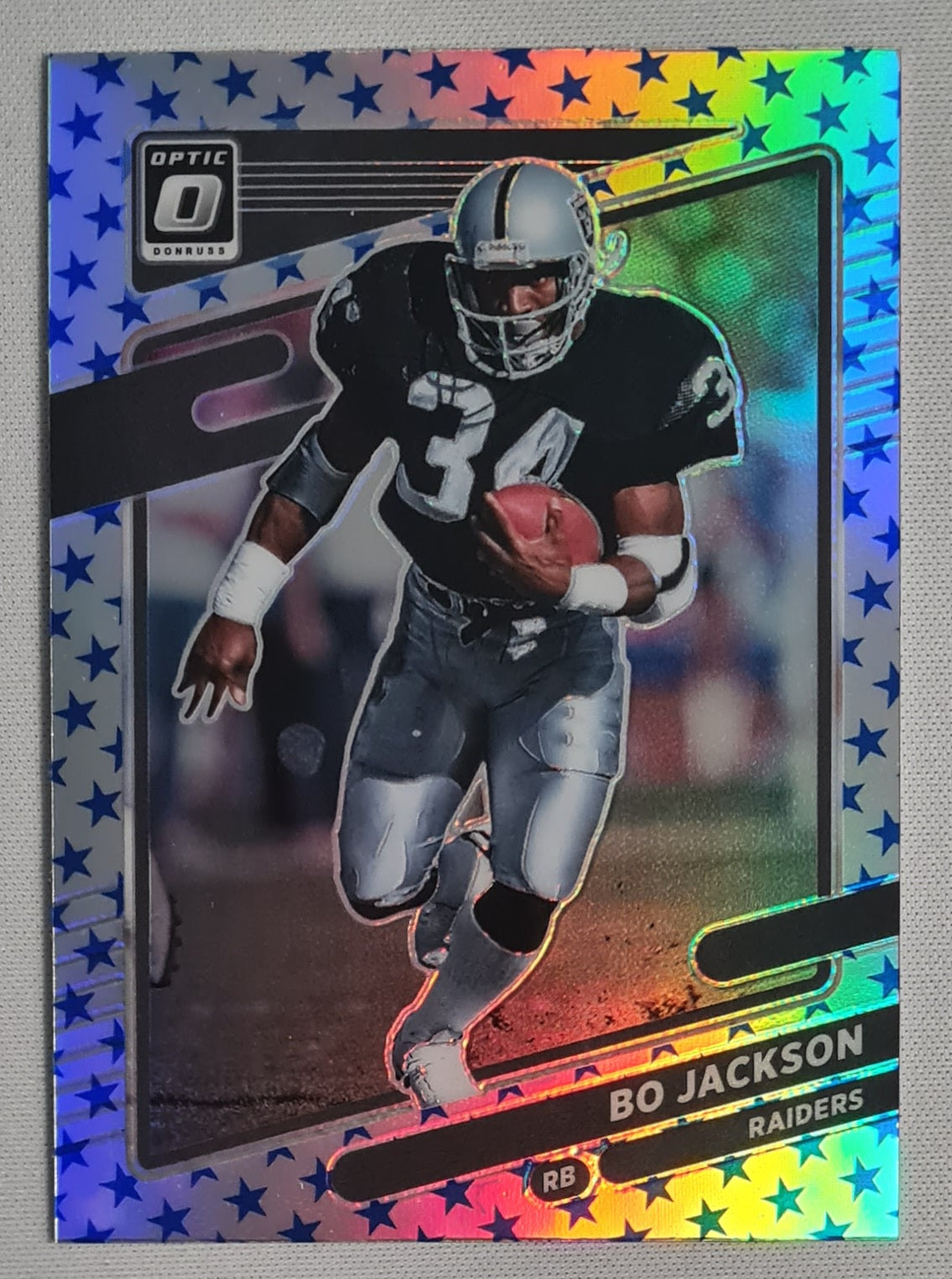 Bo Jackson - 2021 Panini Optic Football Los Angeles Raiders #44 Stars Prizm Refractor