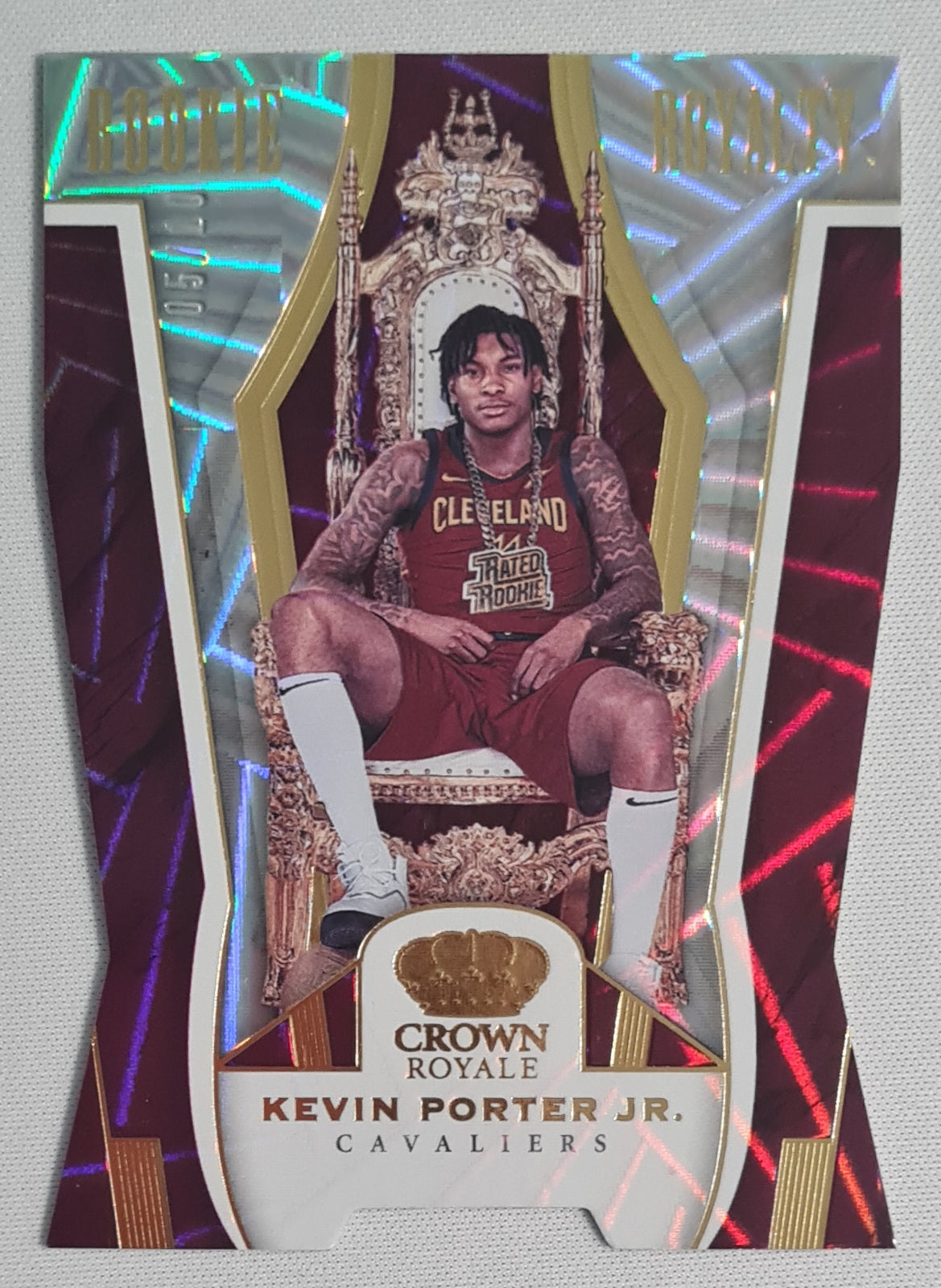 Kevin Porter Jr.. - 2019/20 Panini Crown Royal Basketball NBA Cavaliers - Rookie Royalty Gold #28 /10