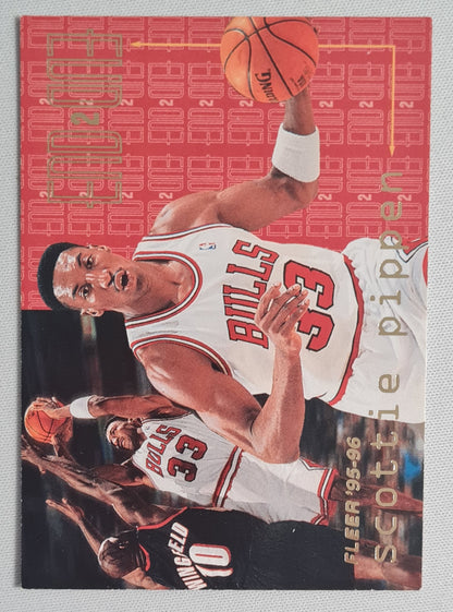 Scottie Pippen - 1995/96 Fleer/SkyBox International "End 2 End" NBA Basketball Chicago Bulls #485