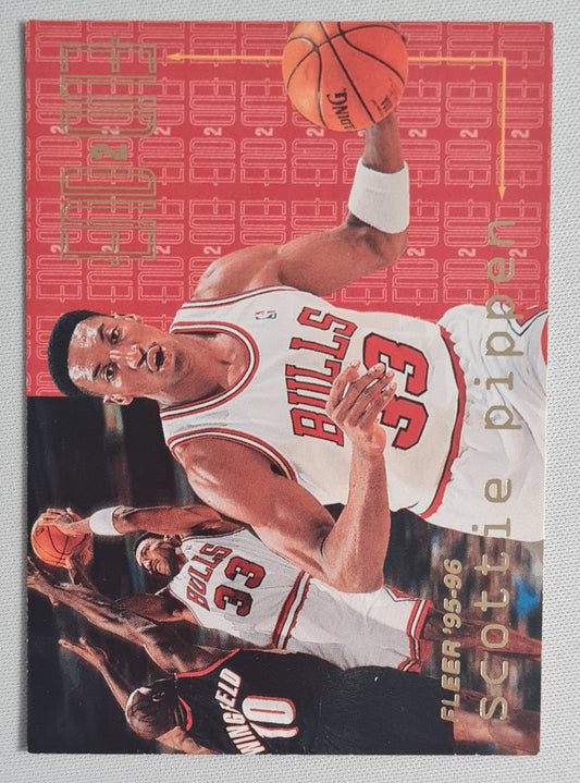 Scottie Pippen - 1995/96 Fleer/SkyBox International "End 2 End" NBA Basketball Chicago Bulls #485
