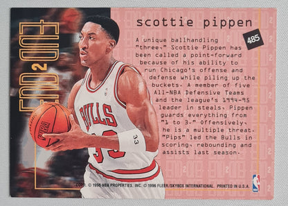 Scottie Pippen - 1995/96 Fleer/SkyBox International "End 2 End" NBA Basketball Chicago Bulls #485