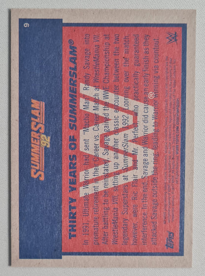 Ultimate Warrior - 2017 Topps WWE SummerSlam 1992 Matches #9