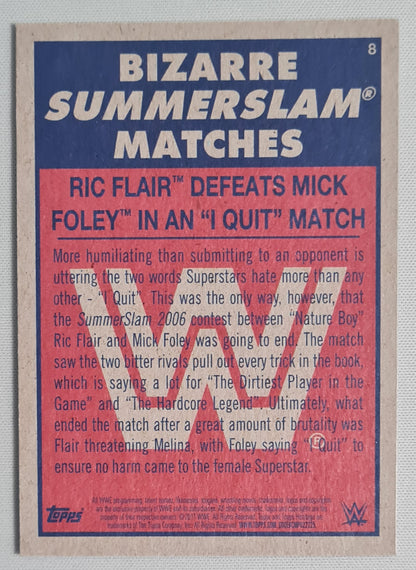 Ric Flair - 2017 Topps WWE Bizarre SummerSlam 1992 Matches #8