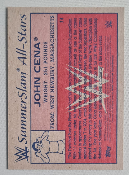 WWE Wrestling SummerSlam (7 Cards Lot) - 2017 Topps All-Stars