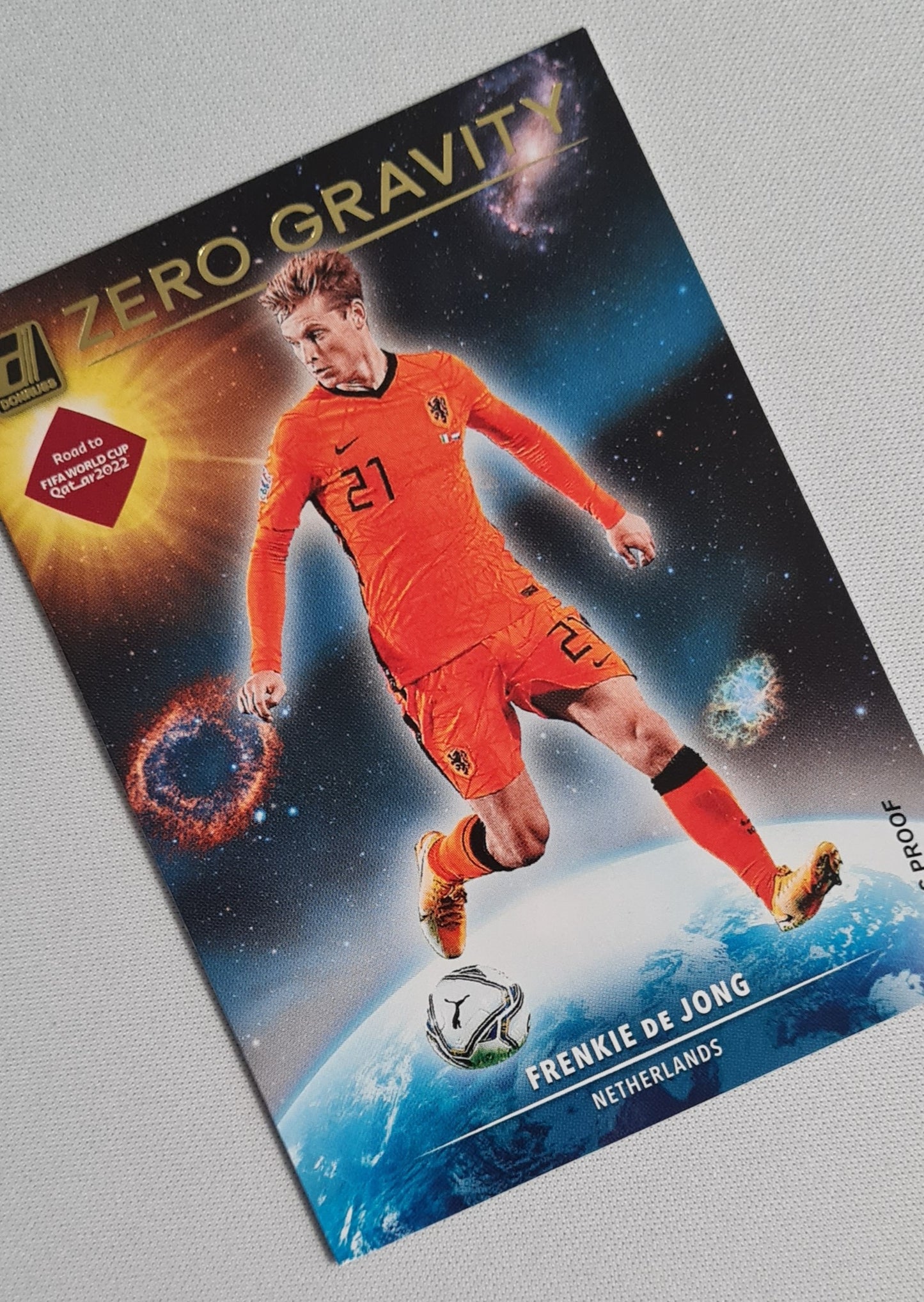 Frenkie de Jong - 2021/22 Panini Donruss Soccer Zero Gravity The Netherlands #5