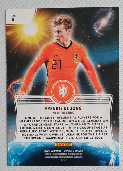 Frenkie de Jong - 2021/22 Panini Donruss Soccer Zero Gravity The Netherlands #5