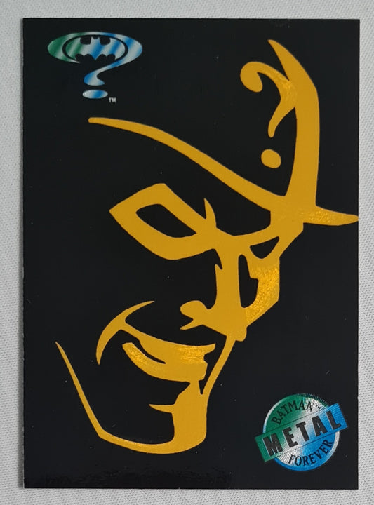 Riddler - 1995 Fleer Ultra Metal Batman Forever/ Gold Blaster forever  9/10