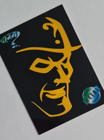 Riddler - 1995 Fleer Ultra Metal Batman Forever/ Gold Blaster forever  9/10