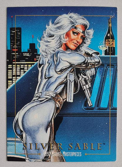 Silver Sable - 1992 Marvel Entertainments SkyBox Marvel Masterpieces #81