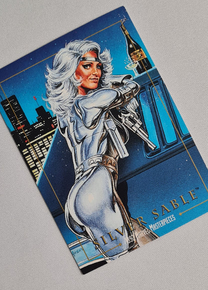 Silver Sable - 1992 Marvel Entertainments SkyBox Marvel Masterpieces #81