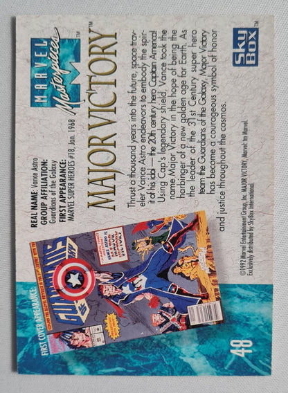 Major Victory - 1992 Marvel Entertainments SkyBox Marvel Masterpieces #48