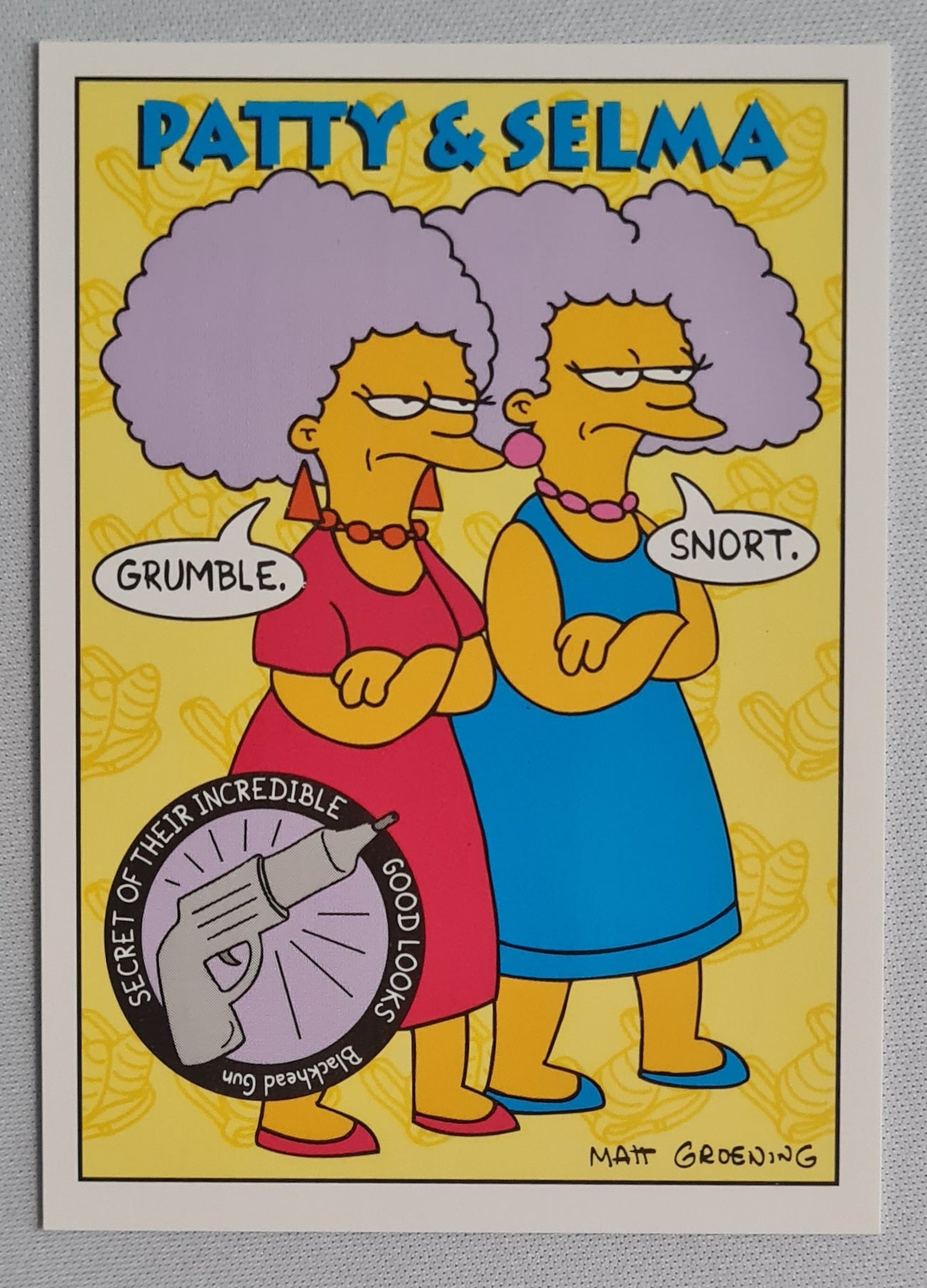 Patty & Selma Bouvier - 1993 SkyBox The Simpson (Comics Bongo Group) #S-26