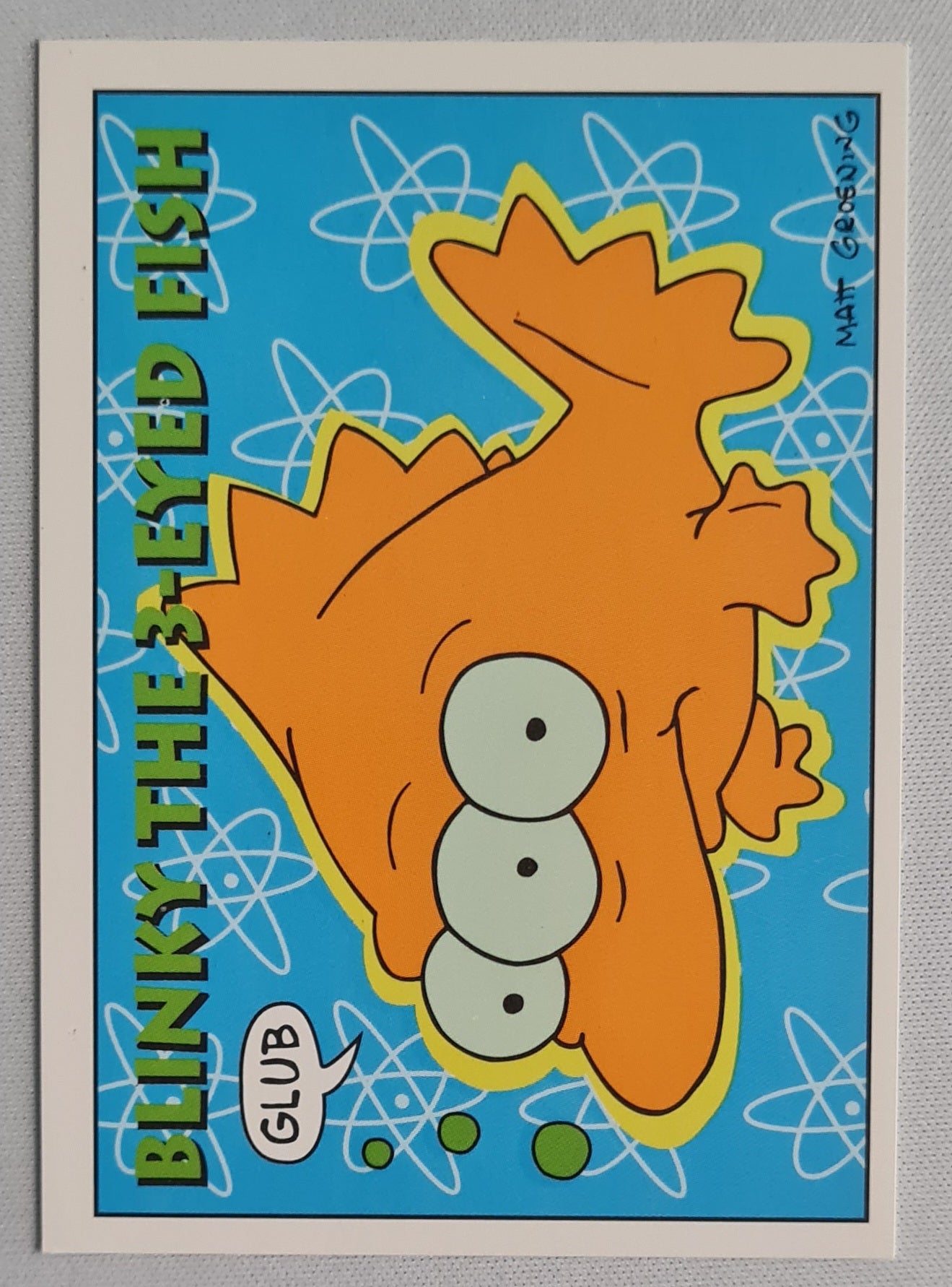 Blinky the 3-eyed Fish - 1993 SkyBox The Simpson (Comics Bongo Group) #S-34