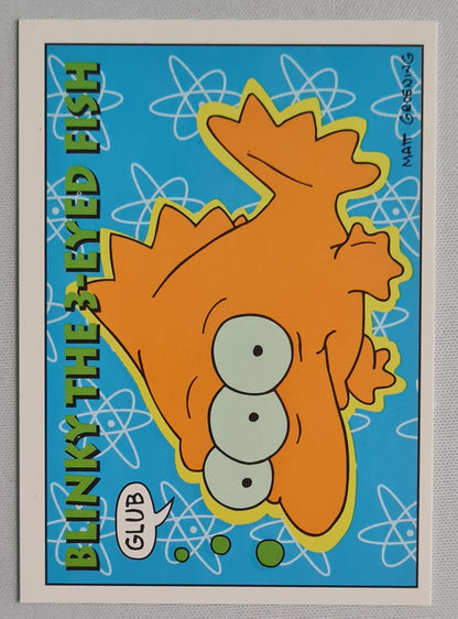 Blinky the 3-eyed Fish - 1993 SkyBox The Simpson (Comics Bongo Group) #S-34