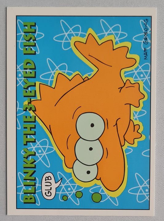 Blinky the 3-eyed Fish - 1993 SkyBox The Simpson (Comics Bongo Group) #S-34